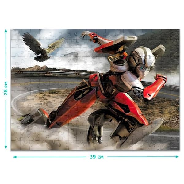 PUZZLE 250 BITAR TRANSFORMERS MED SOFT TOUCH YTTERFALD FÖR BARN