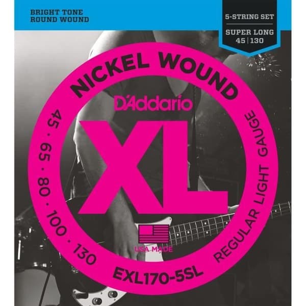 D'ADDARIO Bassträngar CDD EXL170-5SL