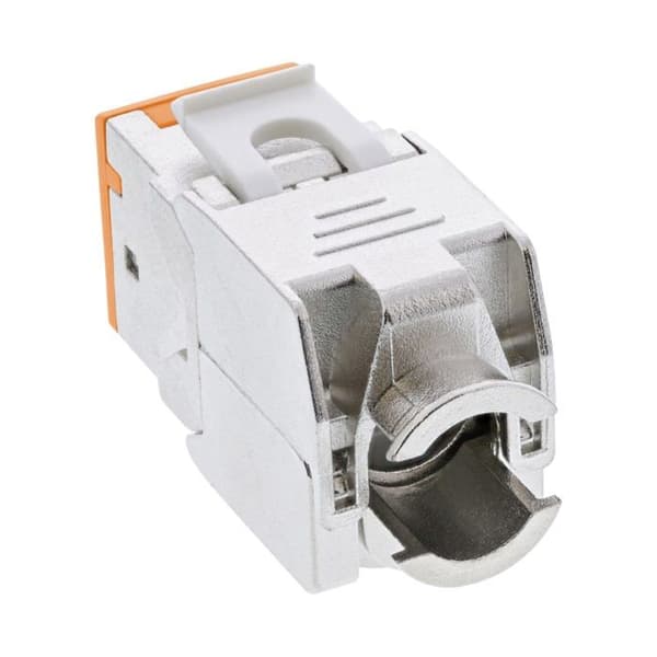 Switch - Ethernet-nav - Inline-injektor - 76207O - 8er Pack Keystone RJ45 Buchschirmt Cat.6A orange ()