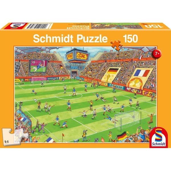 Pussel barn - SCHMIDT - 150 bitar - Final på fotbollsplan - 150 bitar