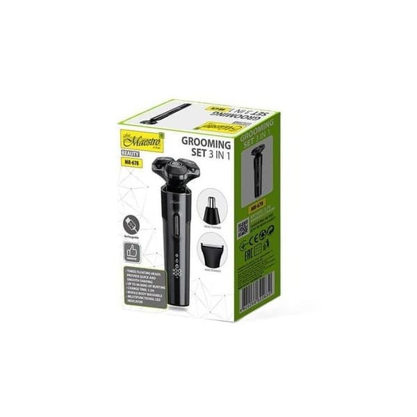 Kit för rakning USB 3 i 1 MAESTRO MR-678