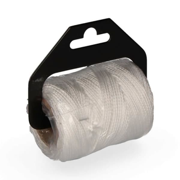 Rulle av flätad polypropen 8842 25mts - vit edm