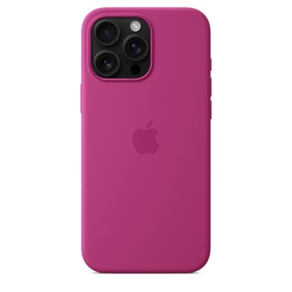 APPLE iPhone 16 Pro Max - Silikonfodral med MagSafe - Fuchsia