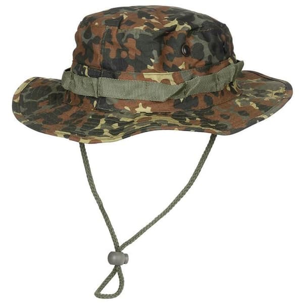 BUSHHAT / BOONIE US GI RIPSTOP CAMO FLECKTARN MED HAKNÄRD MFH