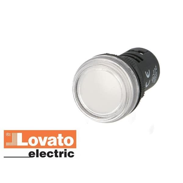 Industriell elskåpskomponent LED-ljusramp, vit (230V)