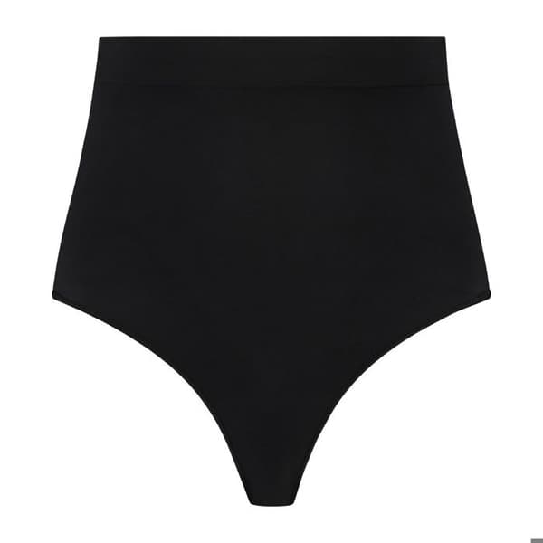 Stringtrosa för kvinnor Bye Bra Soft Touch Seamless - svart