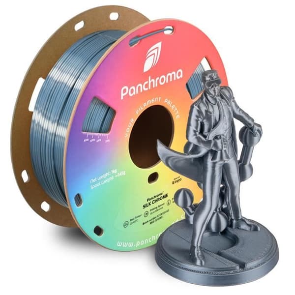 Polymaker PolyTerra PLA [Silk Chrome]