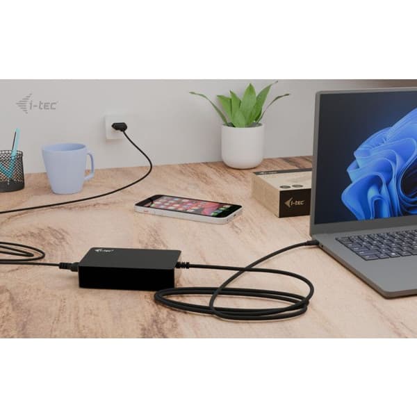 Universell laddare i-tec USB-C PD 3.1 140W