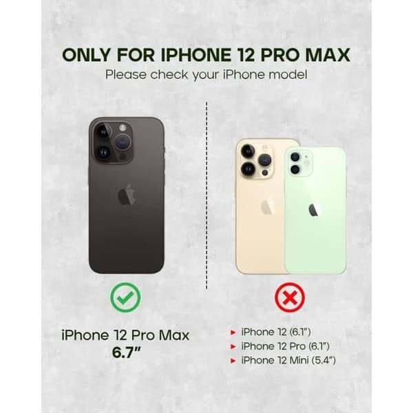 Porter Riley - Läderreng för iPhone 12 Pro Max 6,7 Tum