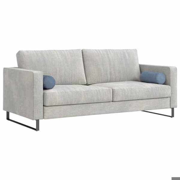 vidaXL Accentkuddar 2 st Blå Ø 15 x 40 cm 42014306