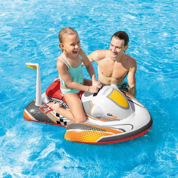 Rider float - Intex - 92544 - Multicolor - Vinyl - 117x77 cm