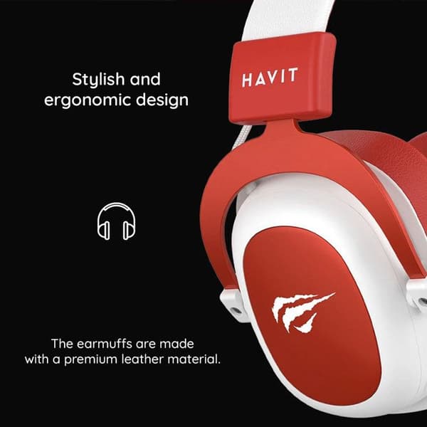 Hörlurar - HAVIT - H2002d - Båge - Trådad - Svart och Grön