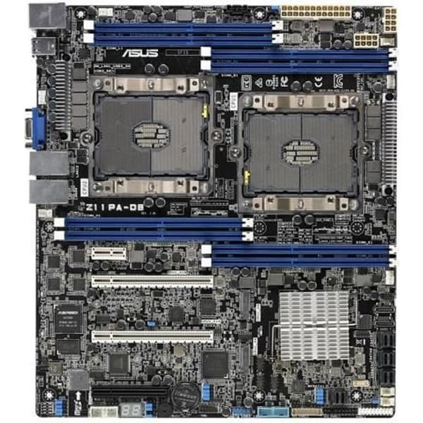 ASUS Z11PA-D8 Server Moderkort - Intel Chipset - Socket P LGA-3647 - 2TB DDR4 SDRAM Maximalt RAM - LRDIMM, RDIMM, DIMM