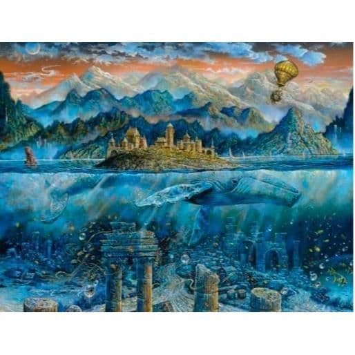 Ravensburger 2000 bitars pussel - Wise Whale - Djur