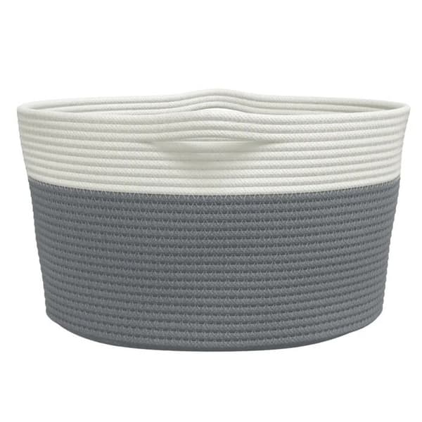 Förvaringskorg - vidaXL - 51x33 cm - Grå - Modern design - Fällbar