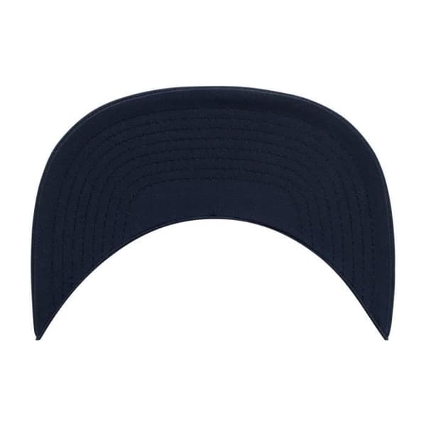 Trucker Snapback Keps - Flexfit - marinblå - Frampanel i frotté - One size - Nätbakside