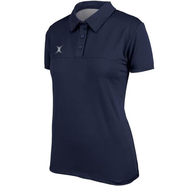 Dam polo - GILBERT - Pro - Modern passform - Svettreglerande tyg - Mörkblå