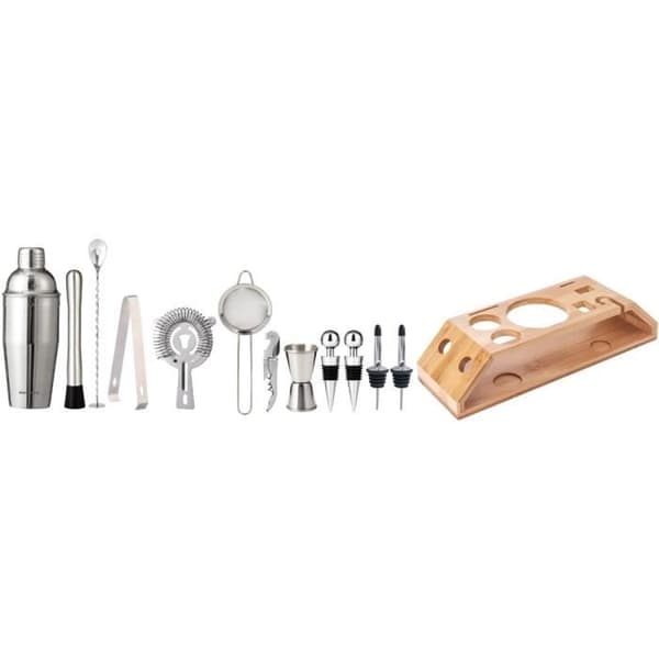 Bartender set - Klausberg - KB7654 - 13 delar - Silver - Metall, Plast