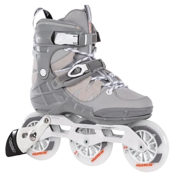 Powerslide inlineskates - Phuzion Argon 110 - Herr - Snören - Grå - Syntetisk