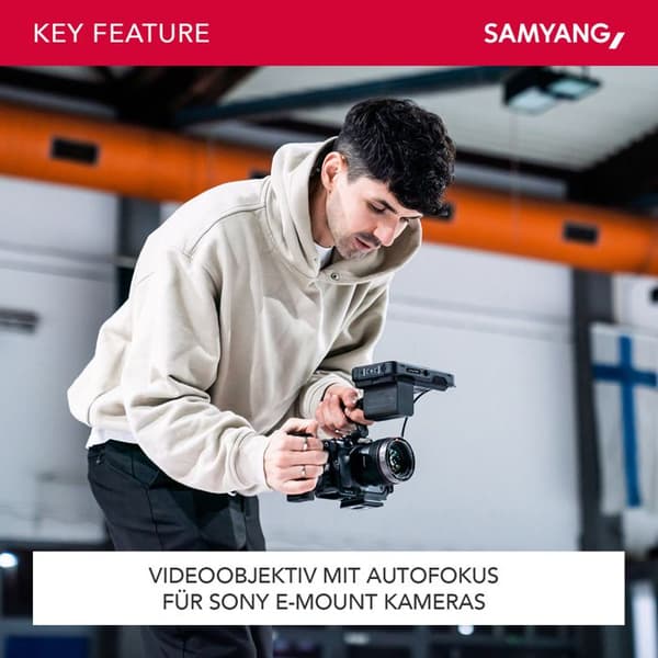 SAMYANG Objektiv V-AF 75mm T/1.9 Sony E