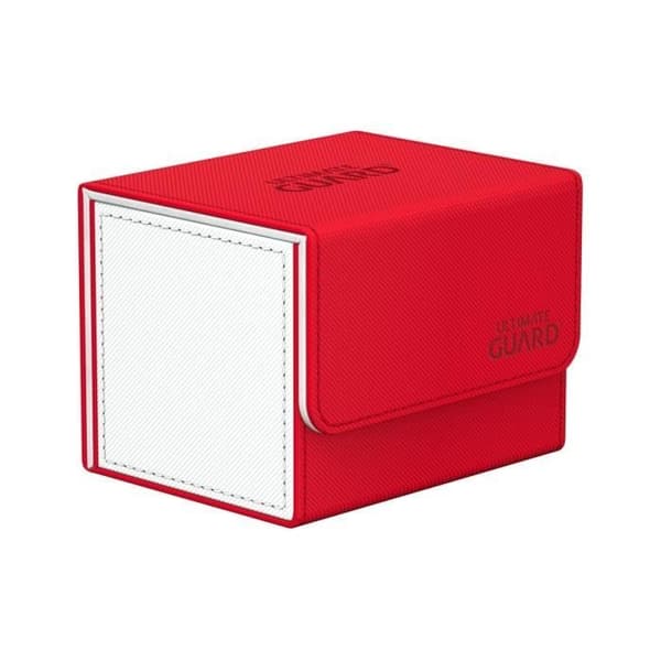 Förvaringslåda för kort - ULTIMATE GUARD - Sidewinder 100+ - XenoSkin - Röd/Vit - Unisex