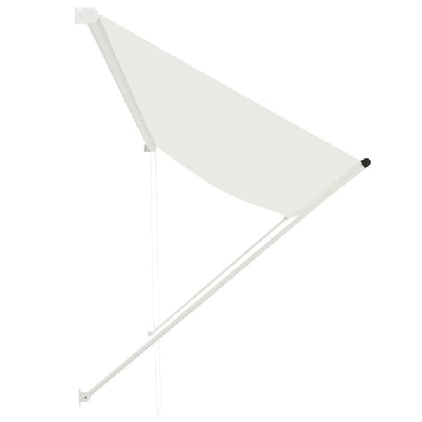 vidaXL Utdragbart markis 350x150 cm Kräm 143768