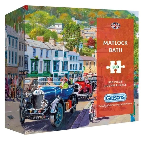 Pussel 500 bitar: Matlock Bath Enfärgad