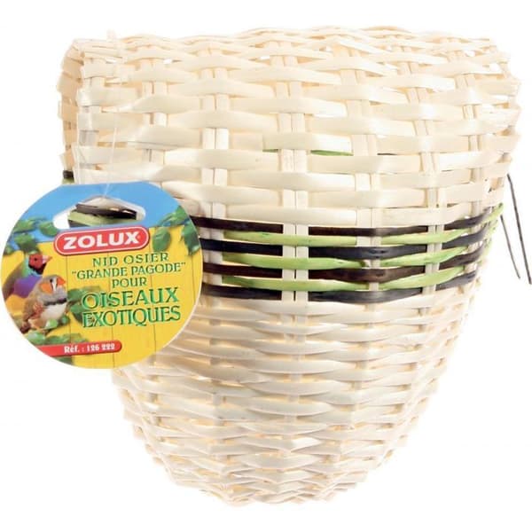 Fågelbo - Exotisk - Stort Modell - Rattan - Beige - Medium Storlek