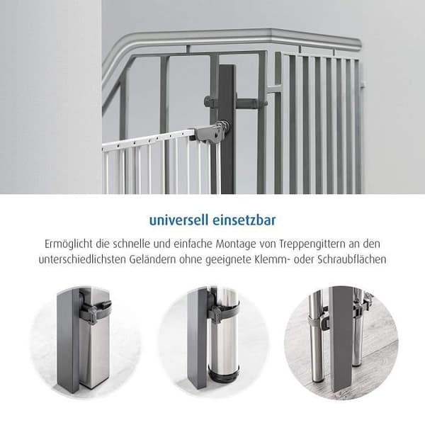Reer StairFlex räcke Trappfäste Kolgrå - 46911