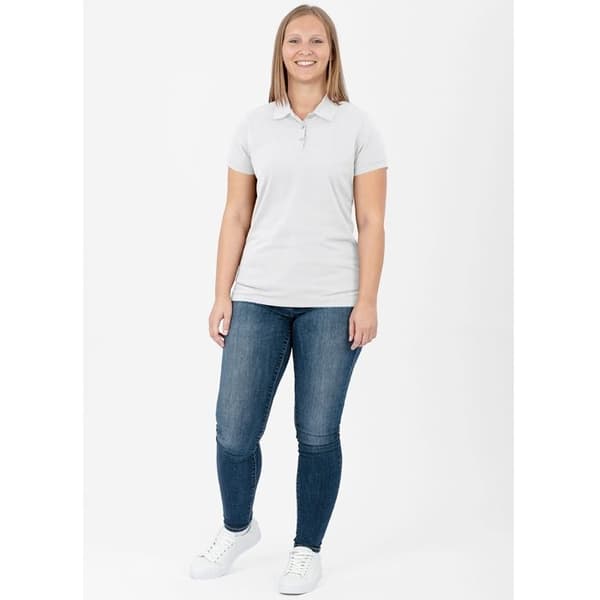 Jako Polo Doubletex dam pikétröja - vit - 44