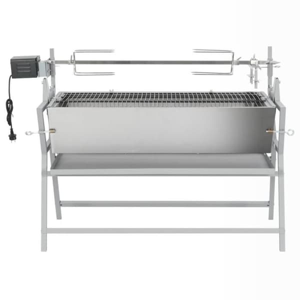vidaXL Grillstek Spitjärn och rostfritt stål