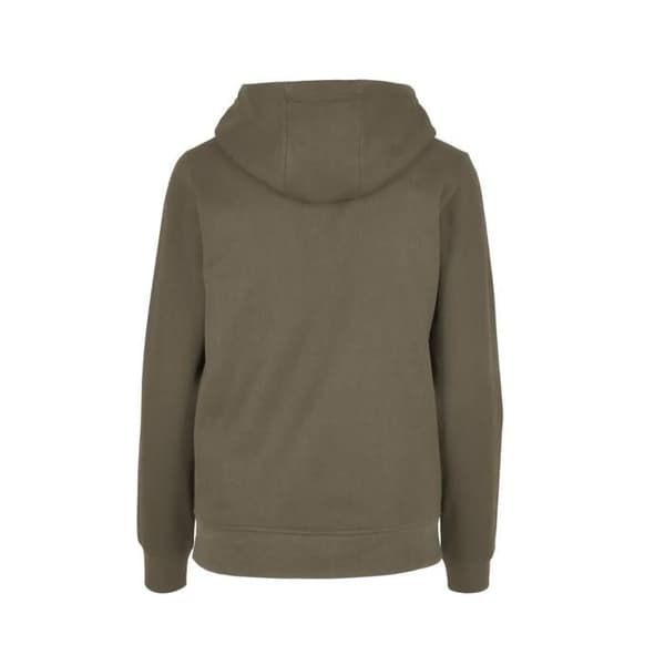 Zip hoodie för kvinnor Build Your Brand Basic - olivgrön