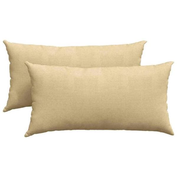 Coussin Vidaxl Soffkuddar 2 st Grön grå 80 x 40 cm