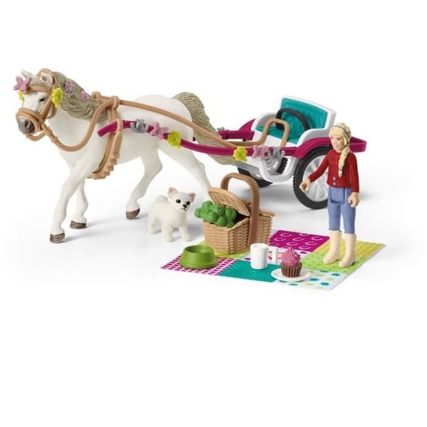 Vagn för ridshowen - SCHLEICH - 42467 - Hästklubben - Barn - Box