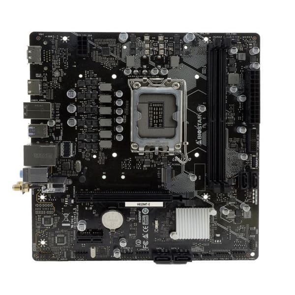 Biostar H610MT-E Moderkort micro ATX, Socket LGA 1700, Chipset Intel H610