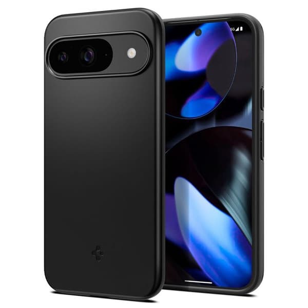 Mobilskal - Spigen - Thin Fit - Google Pixel 9/9 Pro - TPU/PC - Ultrafin - Svart