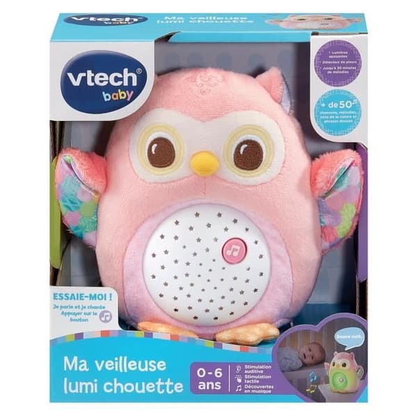 VTECH MA VEILLEUSE LUMI CHOUETTE ROSA