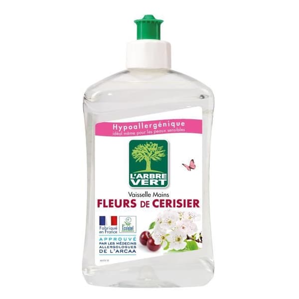 L'ARBRE VERT Diskmaskin Händer - Körsbärsblommor - 500 ml