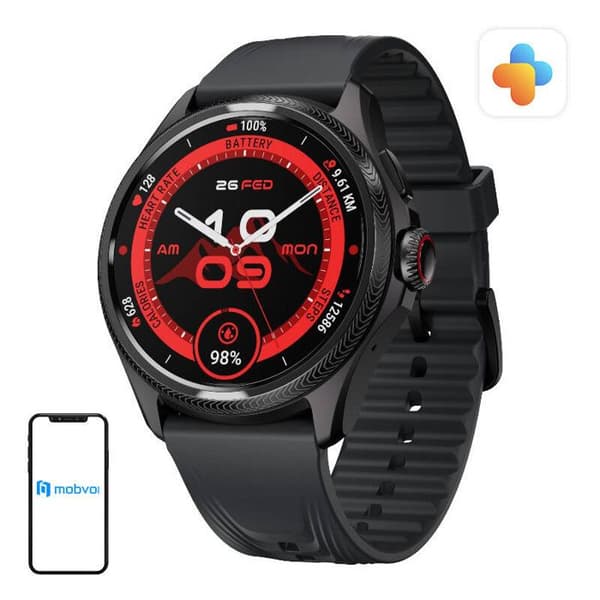 Smartklocka - MOBVOI - TicWatch Pro 5 Enduro - Android & iOS - AMOLED-skärm - 2 års garanti