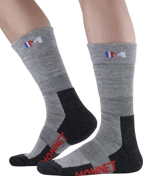 MONNET Trek Comfort Strumpor, Grå, Unisex