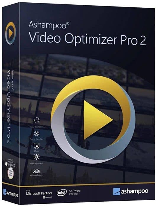 Grafikprogramvara - multimedia Ashampoo - 80985 - Video Optimizer 2 fullversion, 1 Windows-utgåva videolicens