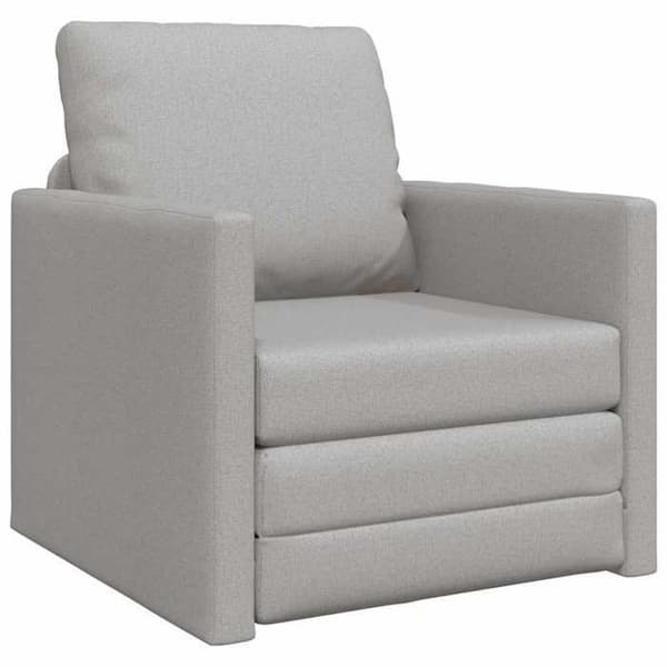 Soffa-säng 2-i-1 Grå moln 74x77x81 cm i tyg