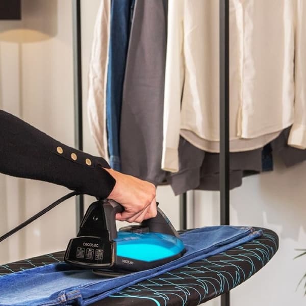 Cecotec Ångstrykjärn Horisontell, Blå
