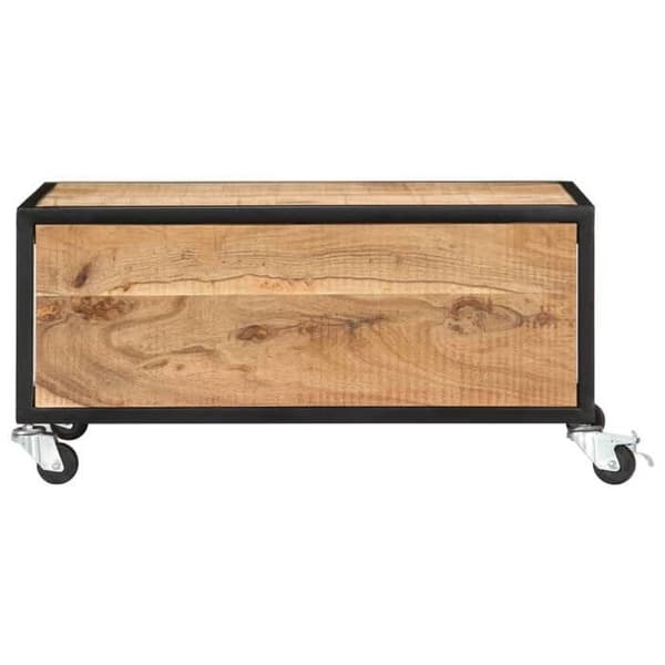 vidaXL soffbord 70x70x32 cm solid akaciaträ 247684
