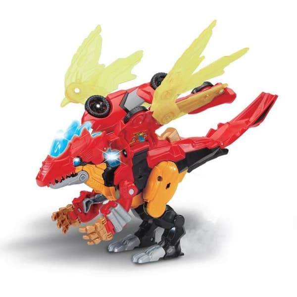 VTECH - SWITCH & GO DINOS KOMBO - DRAGOREX, DEN MEGA DRAGON 2 I 1 - Flerfärgad
