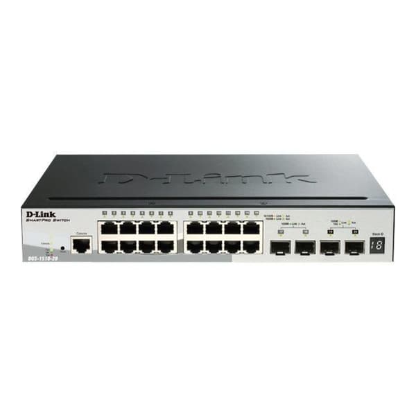 Switch - D-LINK - DGS-1510-20 - 16 portar - 10/100/1000Mbps - SmartPro
