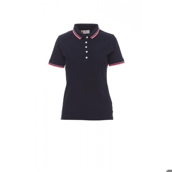 Polo dam Payper Skipper - svart/vit
