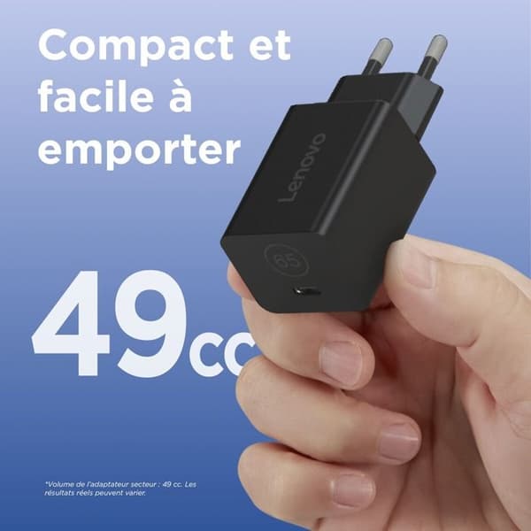 Lenovo 65W Gan Nano Strömförsörjning