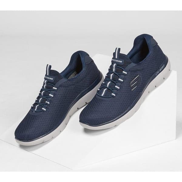 Skechers Summits Syntetisk promenadsko för män