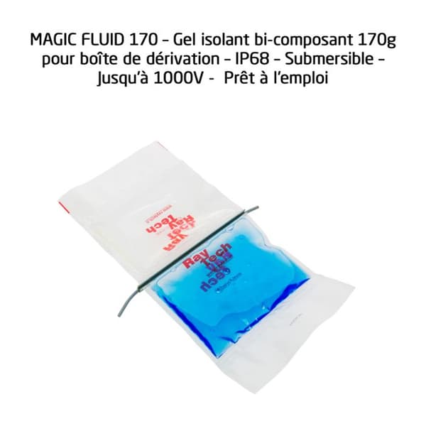 Isolator syntetisk (polystyren - skum - tunna isolator - reflektiv) Raytech GEL ISOLANT MAGIC-FLUID-170